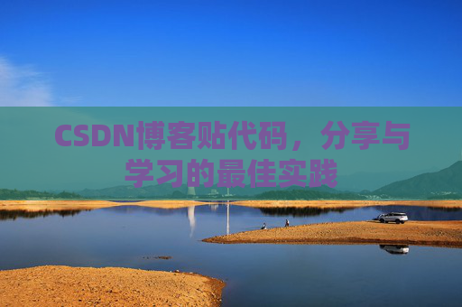 CSDN博客贴代码，分享与学习的最佳实践